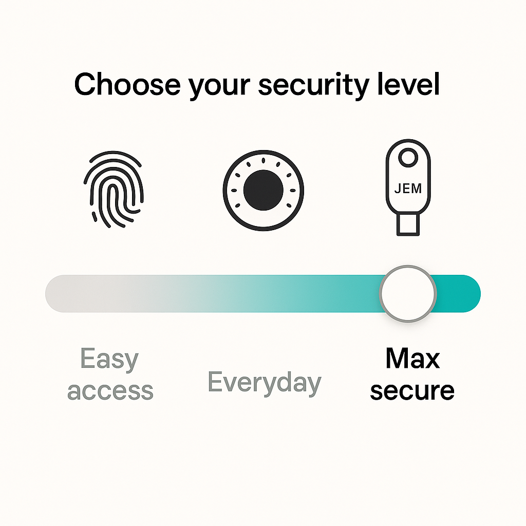 Security options visual
